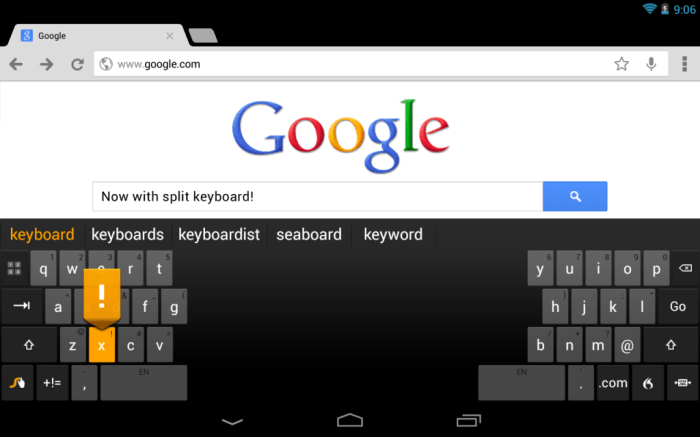 Swype keyboard updated to be more efficient