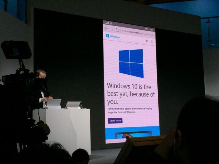 Latest windows 10 for phones preview brings project spartan