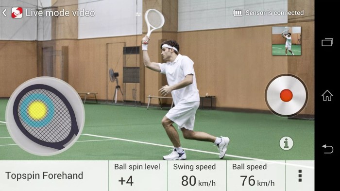 Sony smart tennis sensor wants to up your game