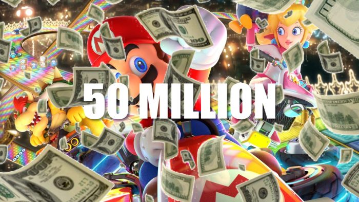 Mario kart 8 sales crosses the 5 million mark