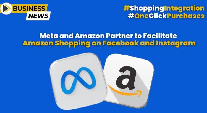 Meta and amazon team up on new in app shopping feature on facebook instagram