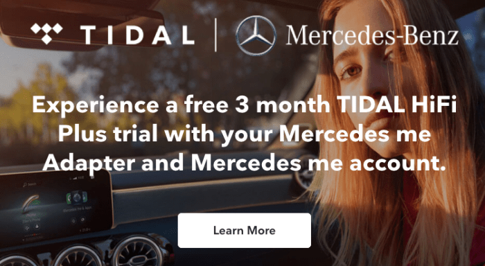 Tidals hifi test rewards users with a free 30 day trial