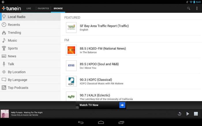 Tunein brings internet radio to android auto