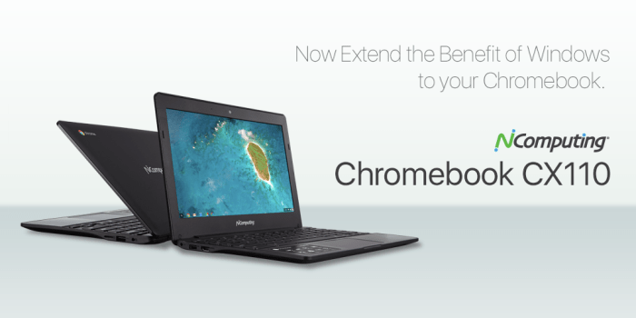 Ncomputing reveals chromebook cx110