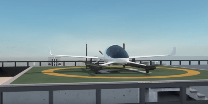 Uber with nasa on flying taxis