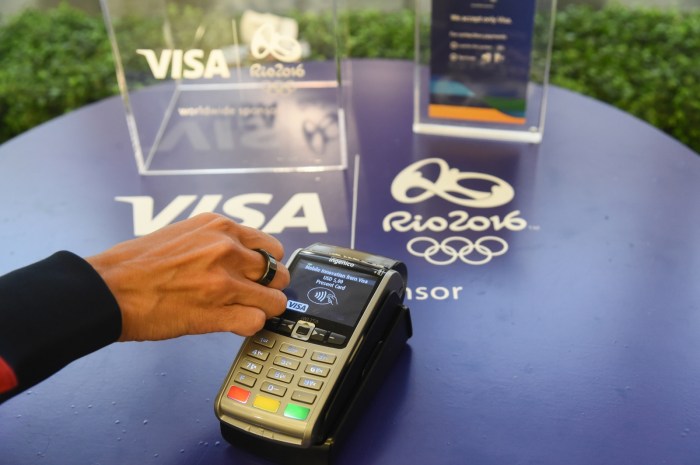 Visa nfc gloves olympic games