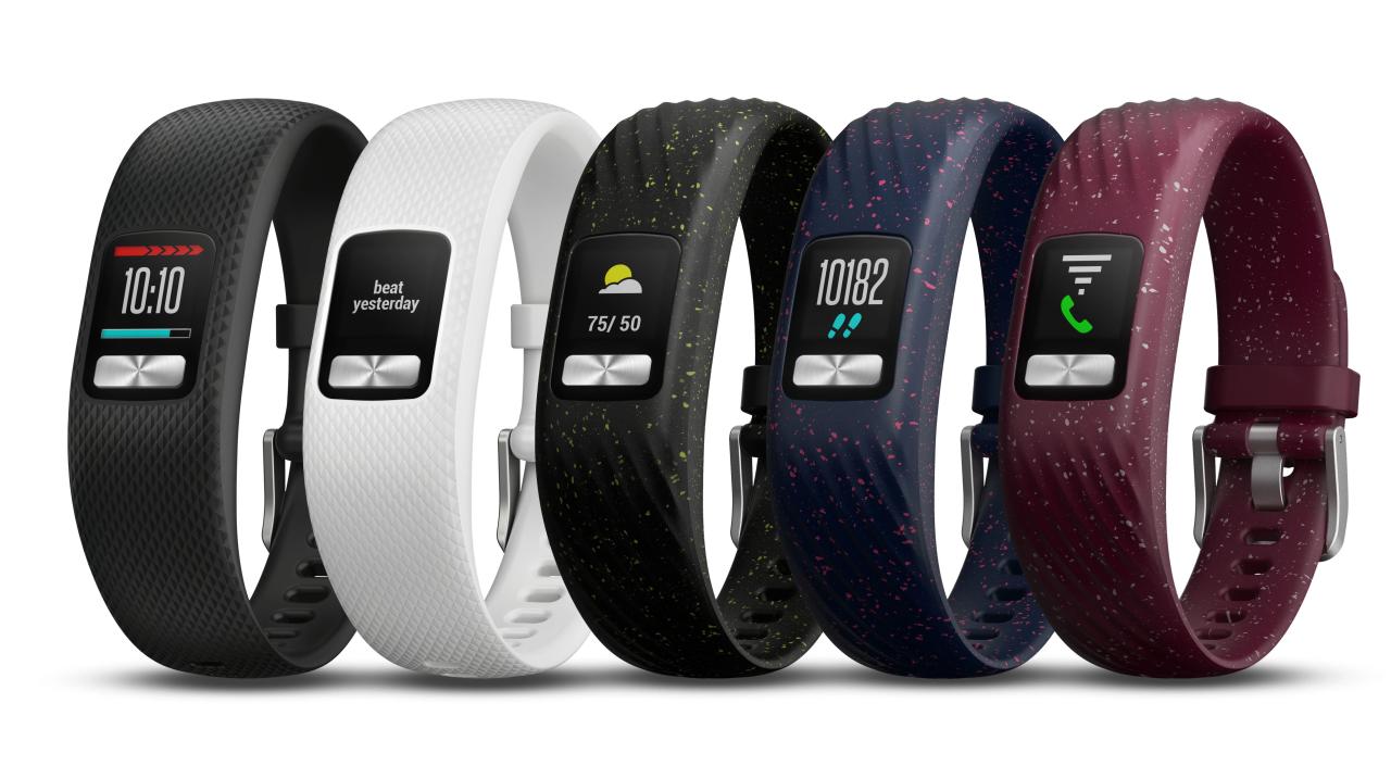 Garmins vivofit 4 activity tracker doesnt need to be charged for a year