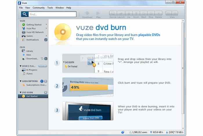 Vuze helps speed up torrent downloads