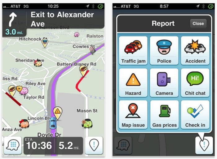 Waze help users find parking spot