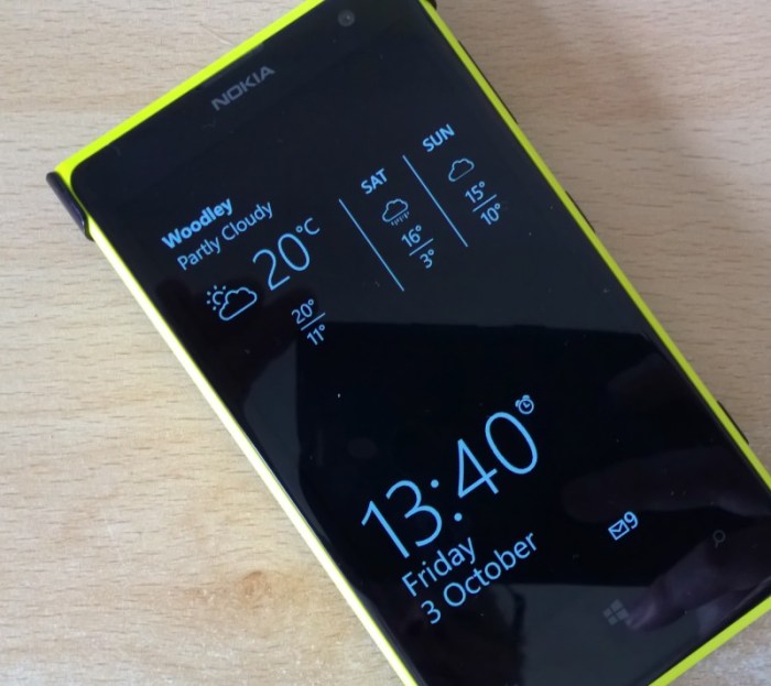 Nokia glance not arriving for lumia 930 due to hardware limitations