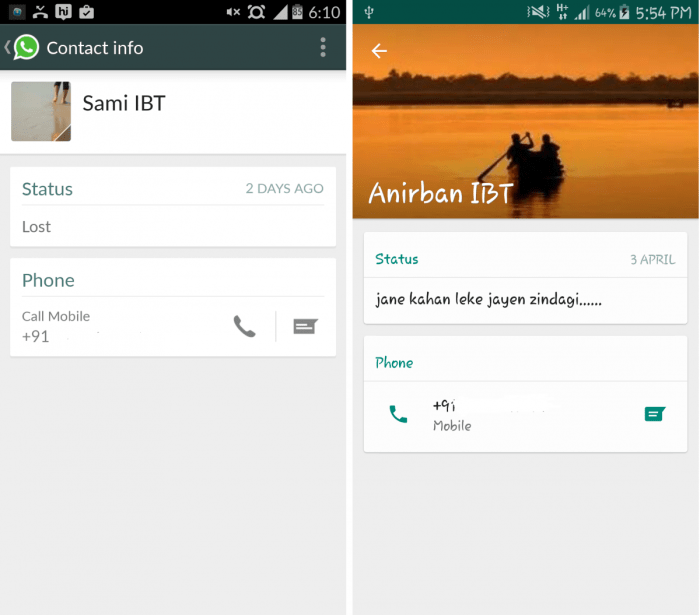 Whatsapp for android material design update now available for all