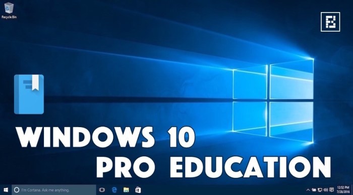 Windows 10 education no cortana