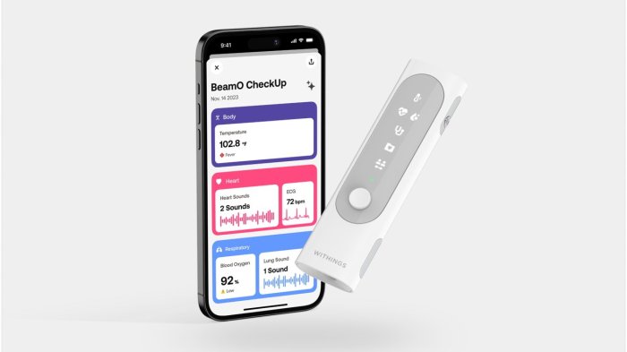 Withings new multiscope device checks vitals for telehealth visits