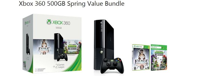 Xbox 360 2015 spring value bundles out now