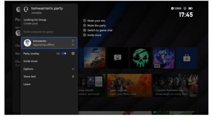 Xbox party chat testing smartphones