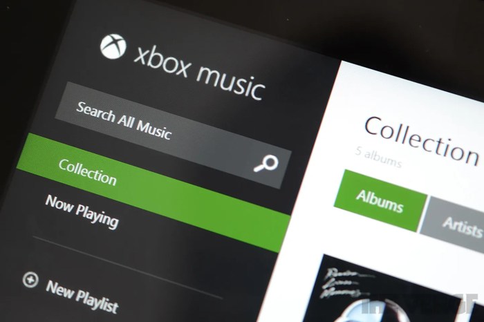 Xbox music now capable of playing music stored in onedrive