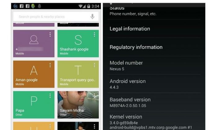 Nexus q android 4 4 unofficial kitkat update released