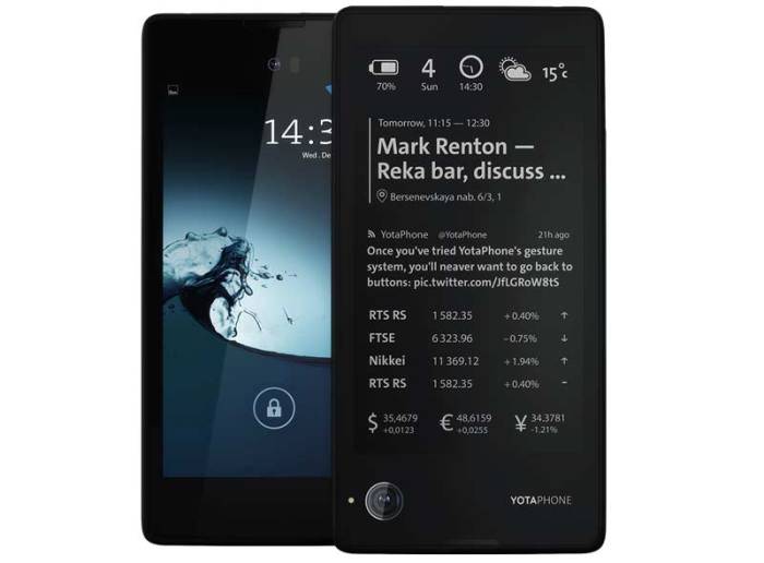 The new yotaphone has been announced