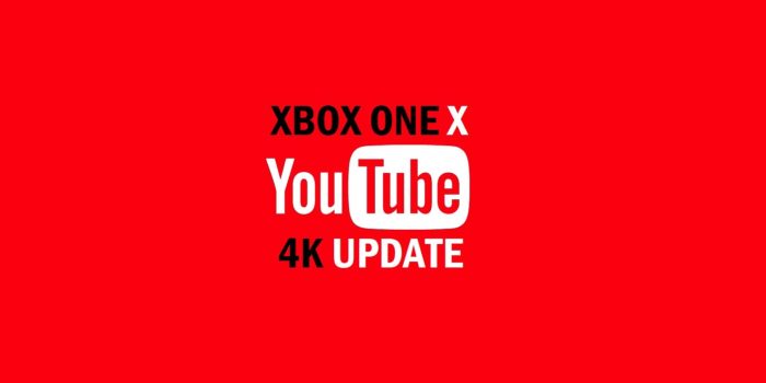 Youtube for xbox one x 4k support